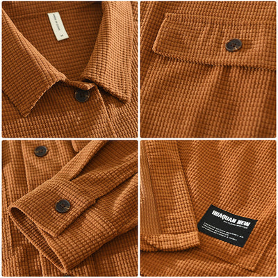 Rowan – Langärmliges Waffelshirt im japanischen Stil