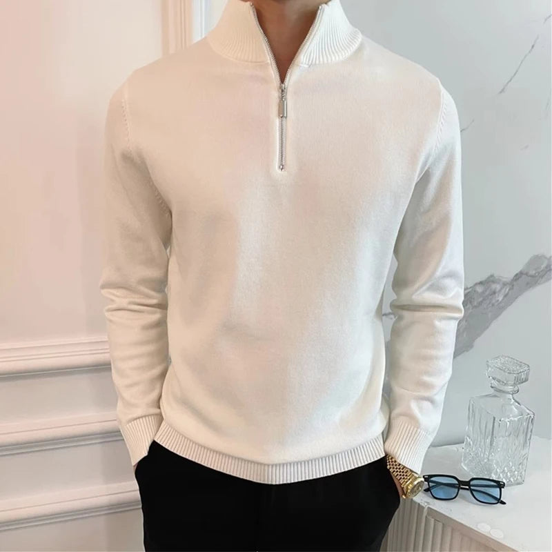 Casual Stehkragenpullover für Herren