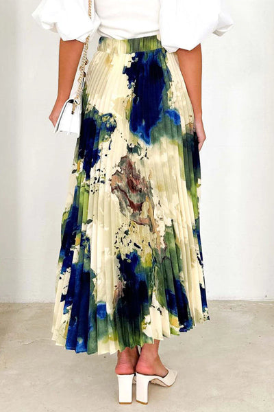 Esther® | Elegante, plissierte Hose mit hohem Bund und durchgehendem Druck, Typ A, mit allmählichem Wechseldruck