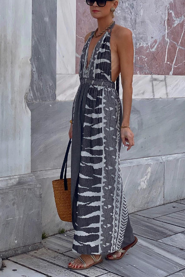 Octavia® | Langes Neckholder-Kleid Skorpione