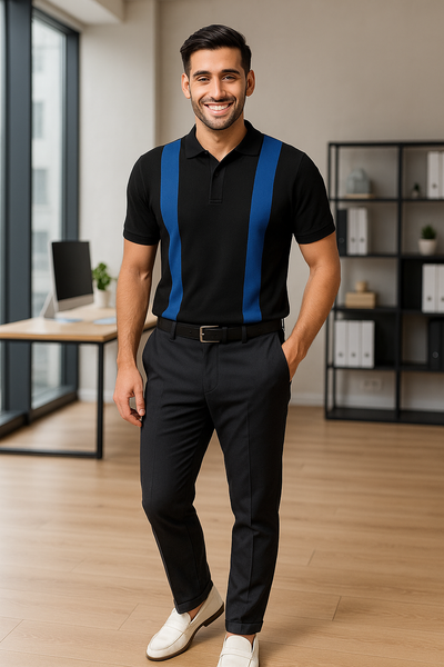 Norello – Das atmungsaktive luxus-polo mit stilvollem reverskragen