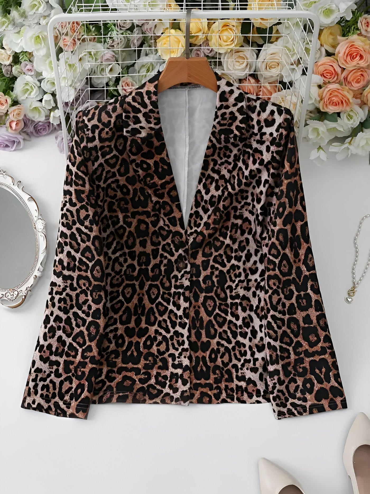 Federica | Mutiger Leopard-Print Blazer für die moderne Frau