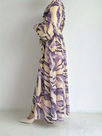 Zola - maxikleid mit gürtel