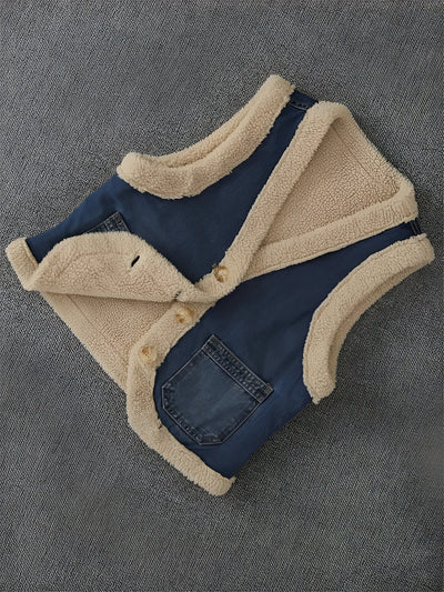 Lavonne | Vintage-inspirierte ärmellose Jeansjacke