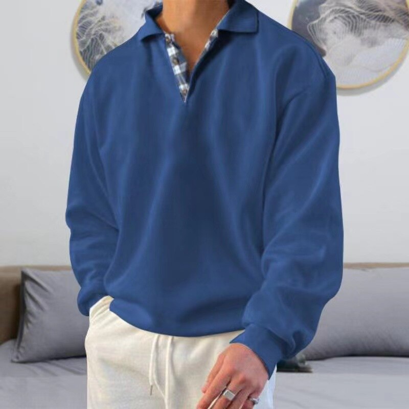 Pullover mit Knöpfen für Männer