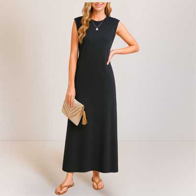 Emma™ | Elegantes langes Anti-Knitter-Kleid