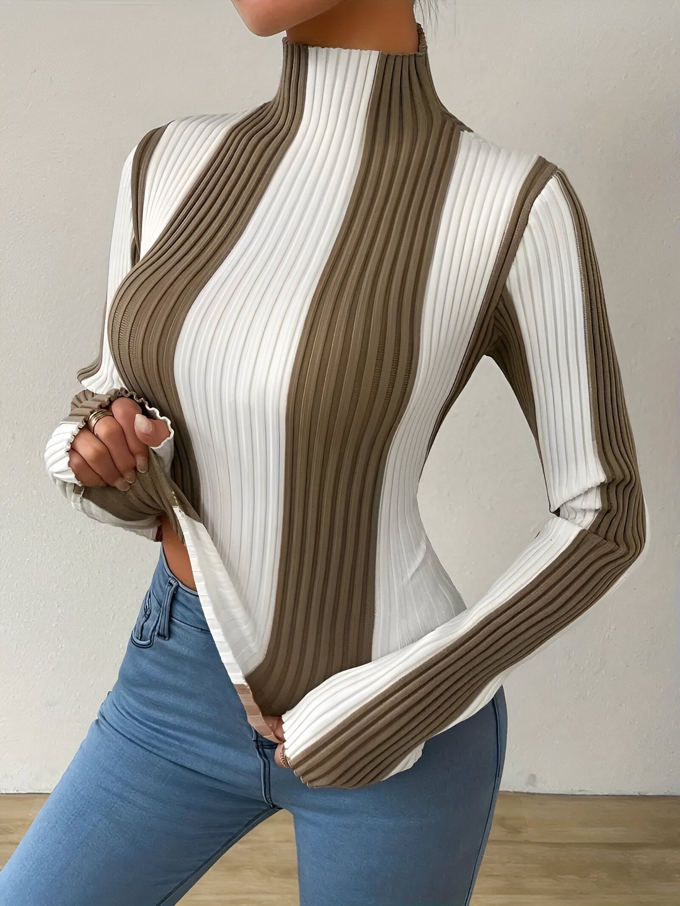 Karlee | Stylisches Color-Block-Pullover