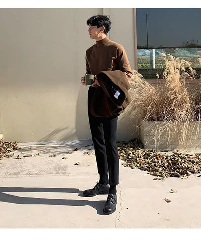 Herbst-Winter Rollkragenpullover für Herren