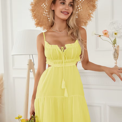 Träumt vom Sommer mit dem verspielten Kleid mit Boho-Charme -Anaiel