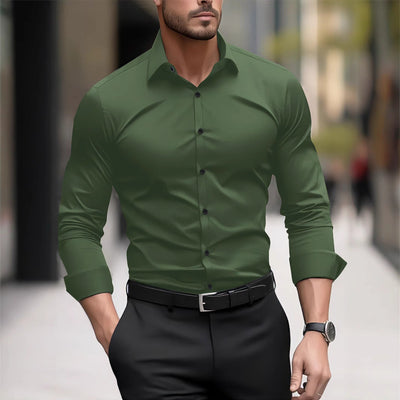 Ronnie – Langes Business-Casual-Hemd für Herren