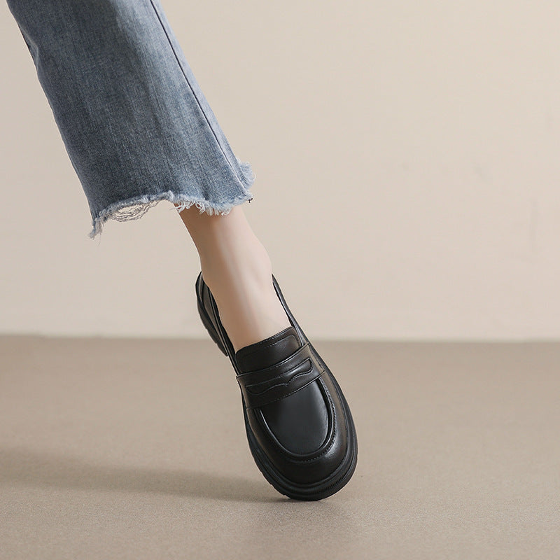 Lauren – Runde Damenschuhe mit Höhenzuwachs