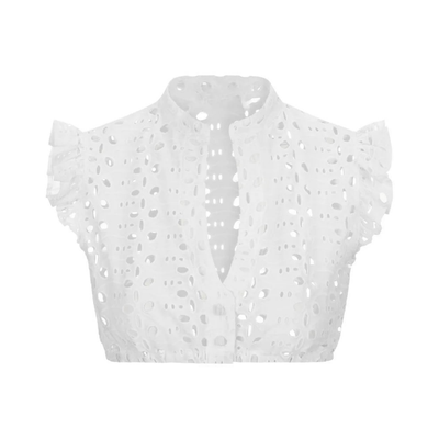 Kurzärmelige Dirndlbluse für Frauen