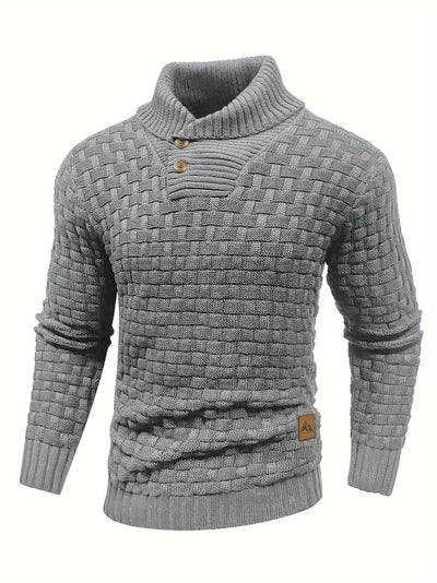 Jarren | Strickpullover im Slim Fit mit Kragen