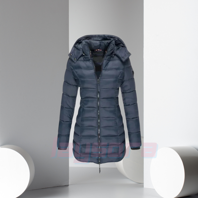 Gefütterter Wintermantel Gelb – Elise