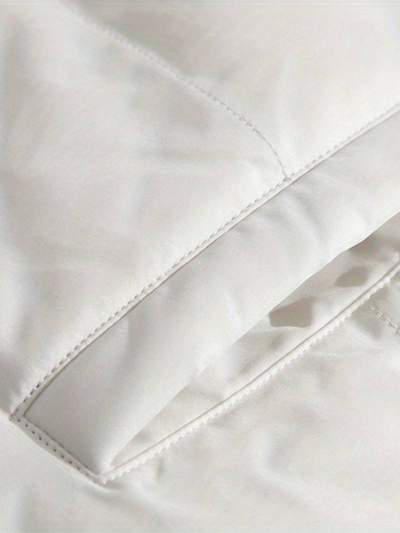 Warme Winterjacke mit Reißverschluss Rosa – Clara