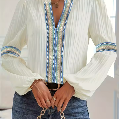 Elegante und komfortable Bluse im Boho-Chic - Enrora
