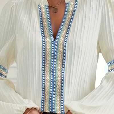 Elegante und komfortable Bluse im Boho-Chic - Enrora