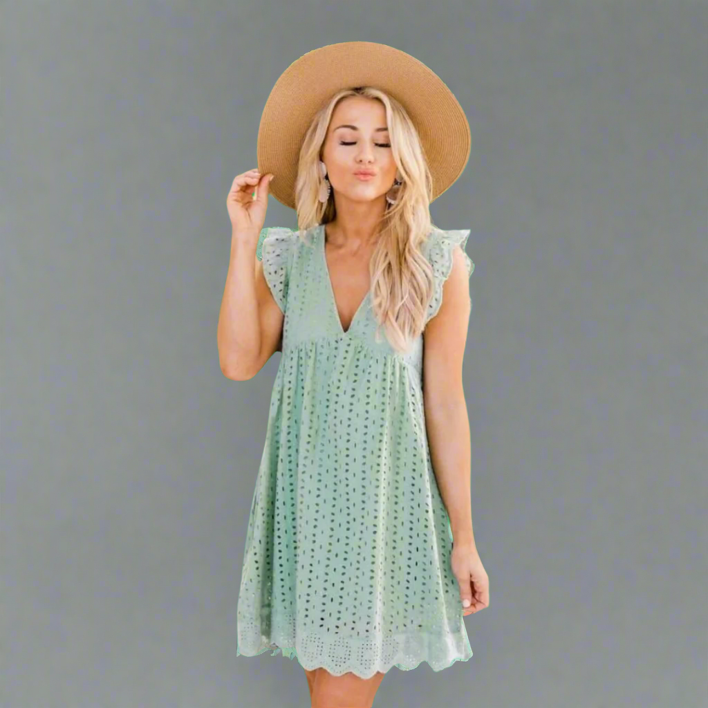 Amina|  Stylisches Sommerkleid Damen