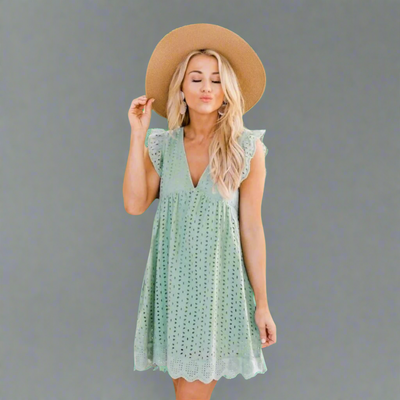 Amina|  Stylisches Sommerkleid Damen