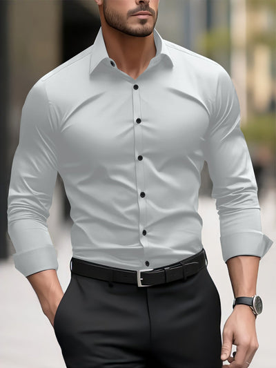 Ronnie – Langes Business-Casual-Hemd für Herren