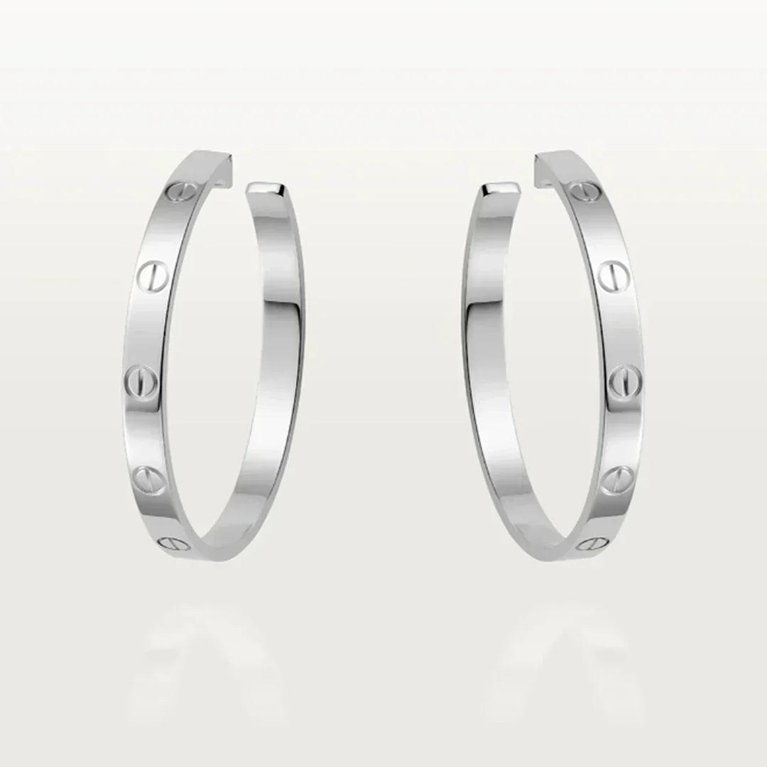 ETERNITY OHRRINGE LARGE | SILBER