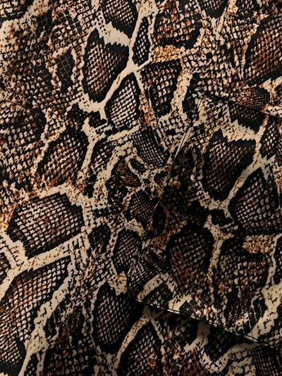 Louisa | Schicke Snake Skin Print Jogginghosen mit Hohem Bund