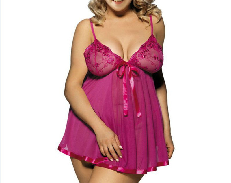 Julia – Sexy Damen Nachthemd aus Netzstoff