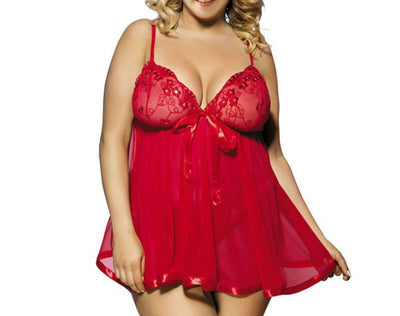 Julia – Sexy Damen Nachthemd aus Netzstoff