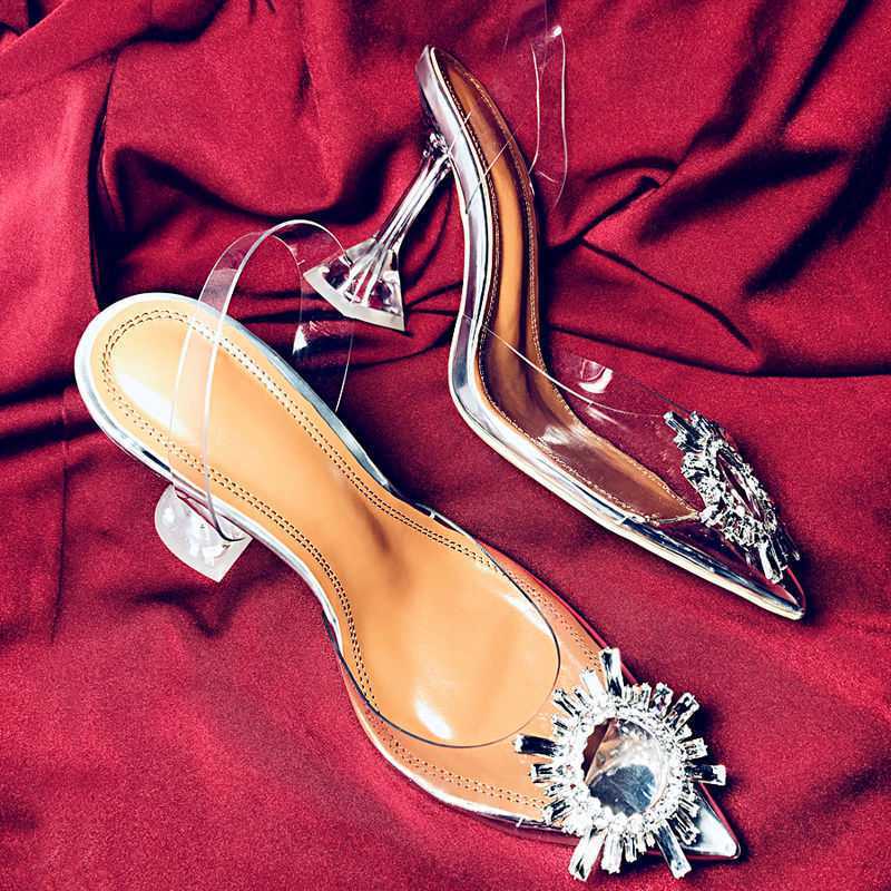 Lily – Elegante Hochzeitsschuhe mit Kristallabsatz