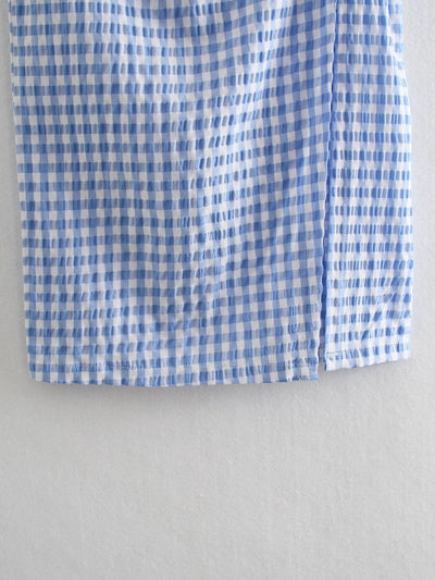 Caroline – Sexy Damenrock mit hohem Schlitz und Rückseitigem Reißverschluss