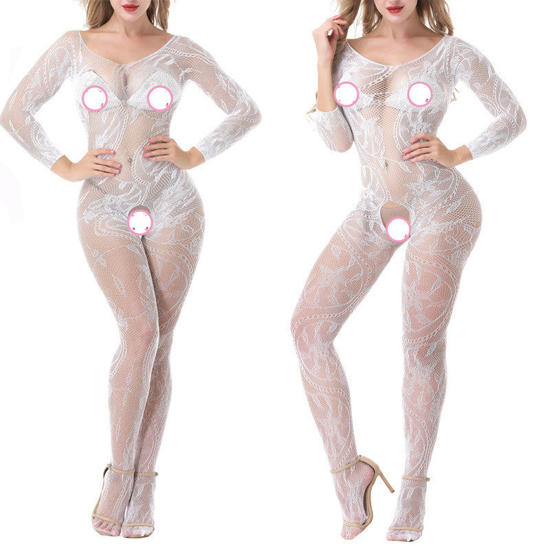 Julie – Sexy Netz-Strampler für Damen