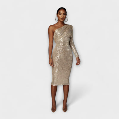 Asinia - Elegantes Abendkleid für Damen mit Wickelbrust Ideal für Festliche Anlässe und Romantische Abende