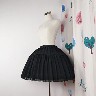 Lily – Verstellbarer Lolita-Petticoat mit Fischgrätenmuster