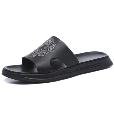 Neville – Sommerliche Herren-Strandsandalen aus veganem Leder