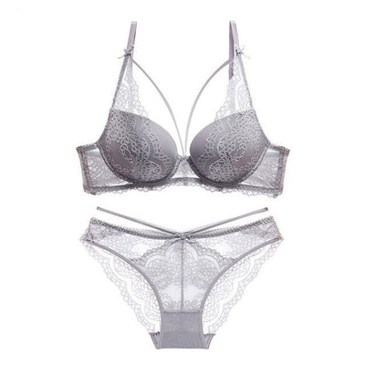 Robyn – Grünes Push-up-BH-Set für Damen