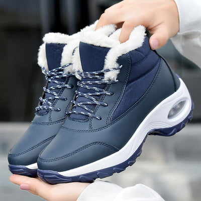 Damen Wasserdichte Schneestiefel mit Warmfutter