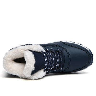 Damen Wasserdichte Schneestiefel mit Warmfutter