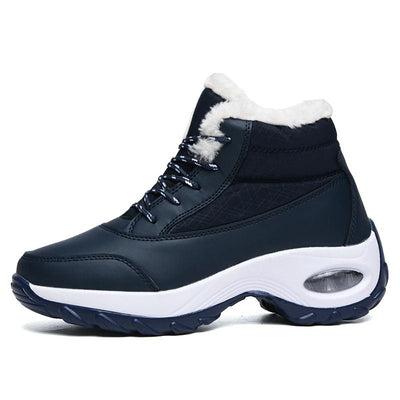 Damen Wasserdichte Schneestiefel mit Warmfutter