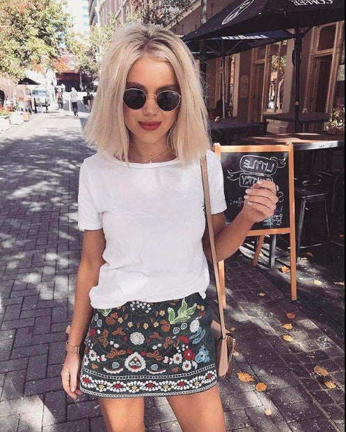 Natasha – Bedruckter Damenrock im Tutu-Stil