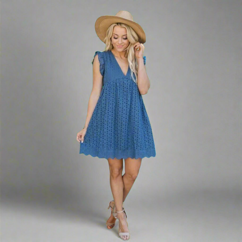 Amina|  Stylisches Sommerkleid Damen