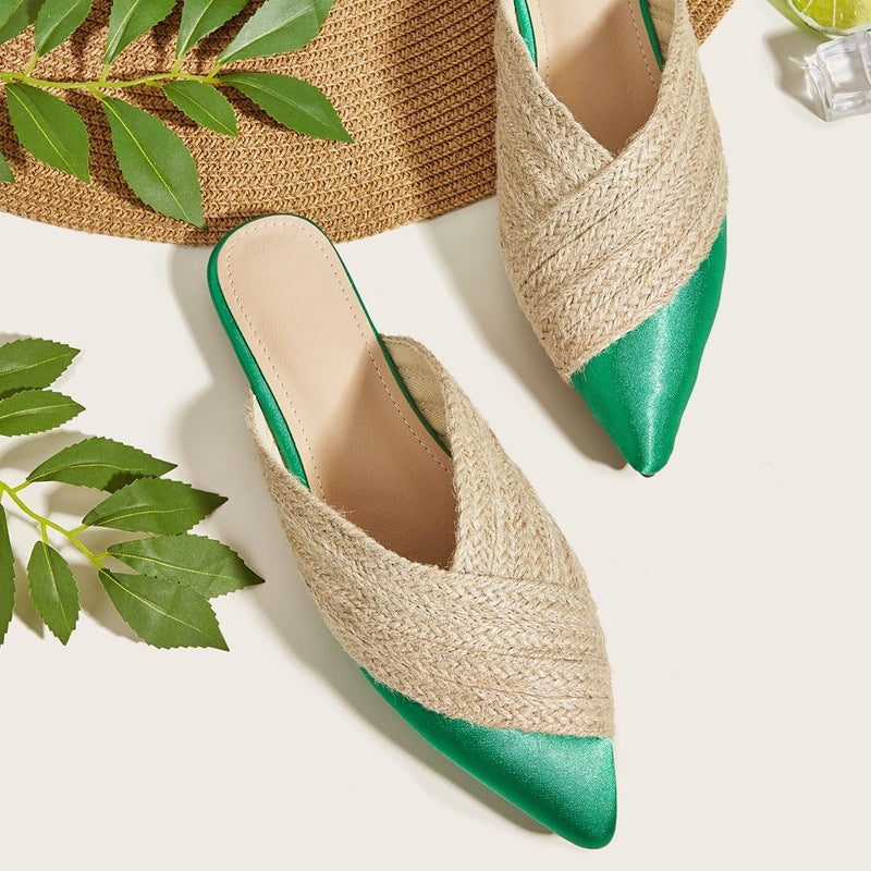 Angela – Halbschuhe aus Hanfseil für Damen