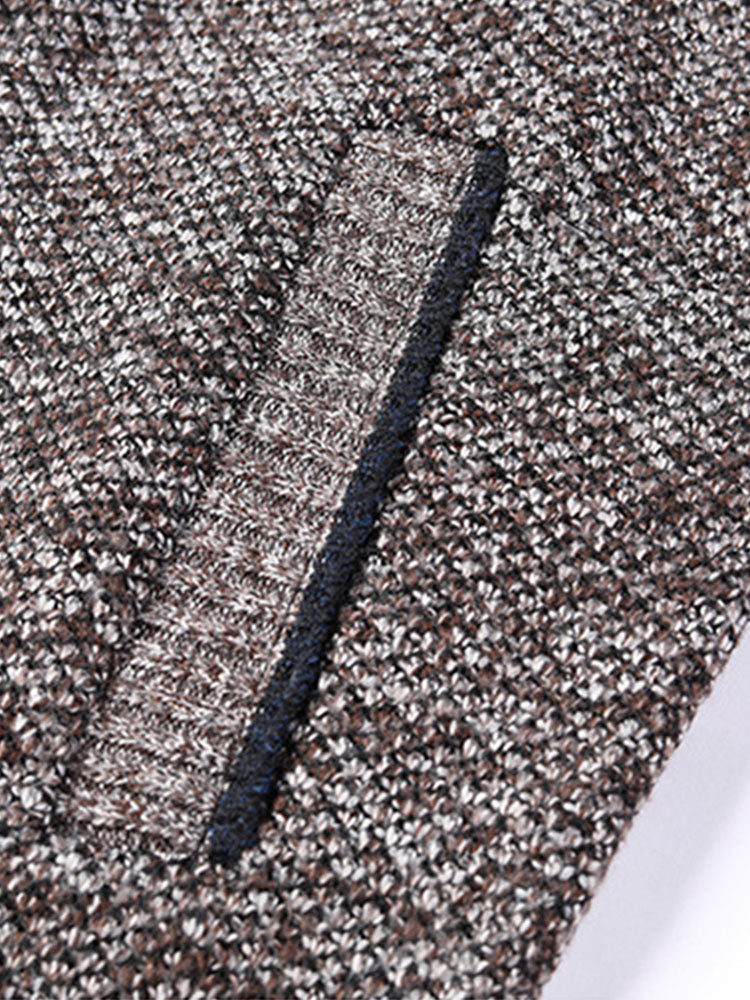 Silberner Zip-Up Pullover - Noah