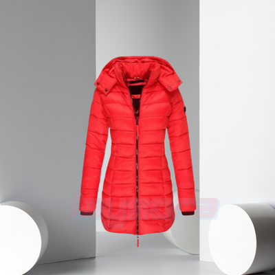 Gefütterter Wintermantel Gelb – Elise