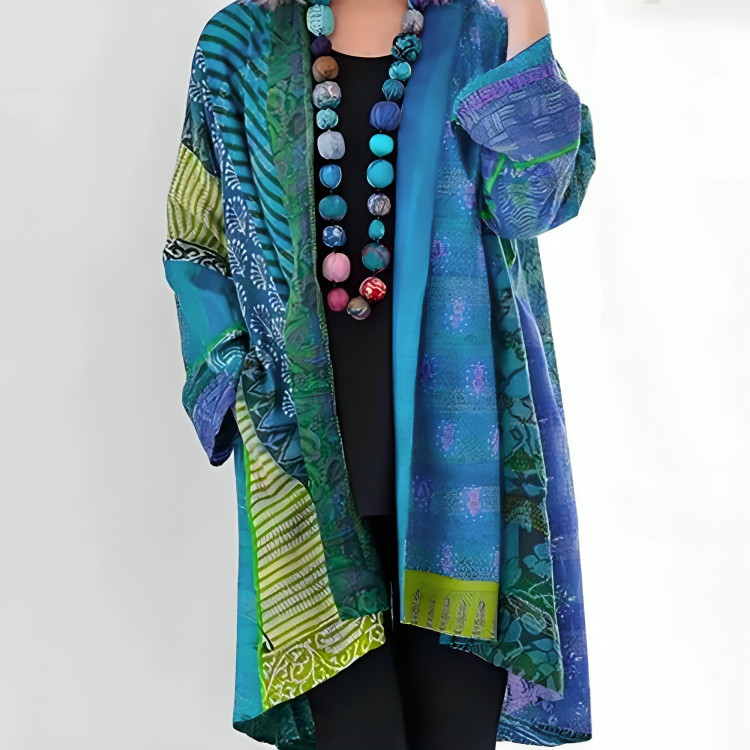 Ethnischer Stil Print Strickjacke für Frauen