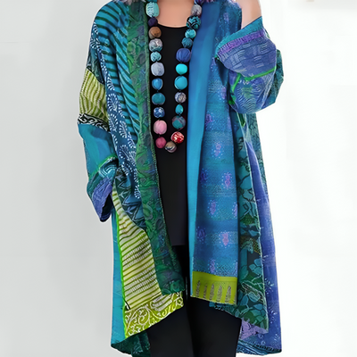 Ethnischer Stil Print Strickjacke für Frauen