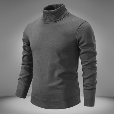 Klassischer Rollkragenstrickpullover für Männer