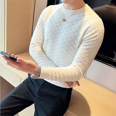 Stilvoller Strickpullover für Herren