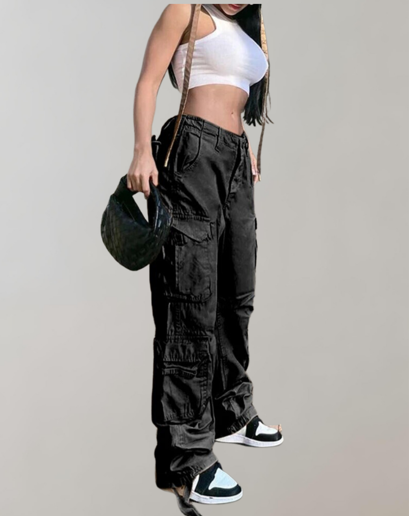 Vintage Cargohose für Damen - Nyrellia