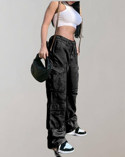 Vintage Cargohose für Damen - Nyrellia