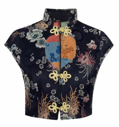 Victoria – Retro Cheongsam-Kleid mit Seitenschlitz und hohem Bund